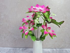 Ramo 5 flores grandes bicolores